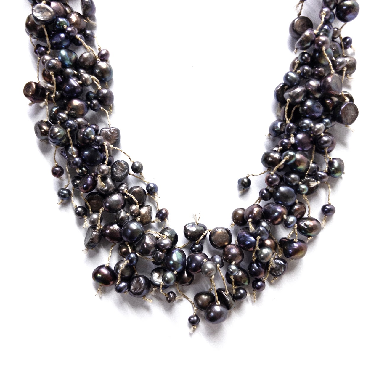 Black Freshwater Pearl Necklace