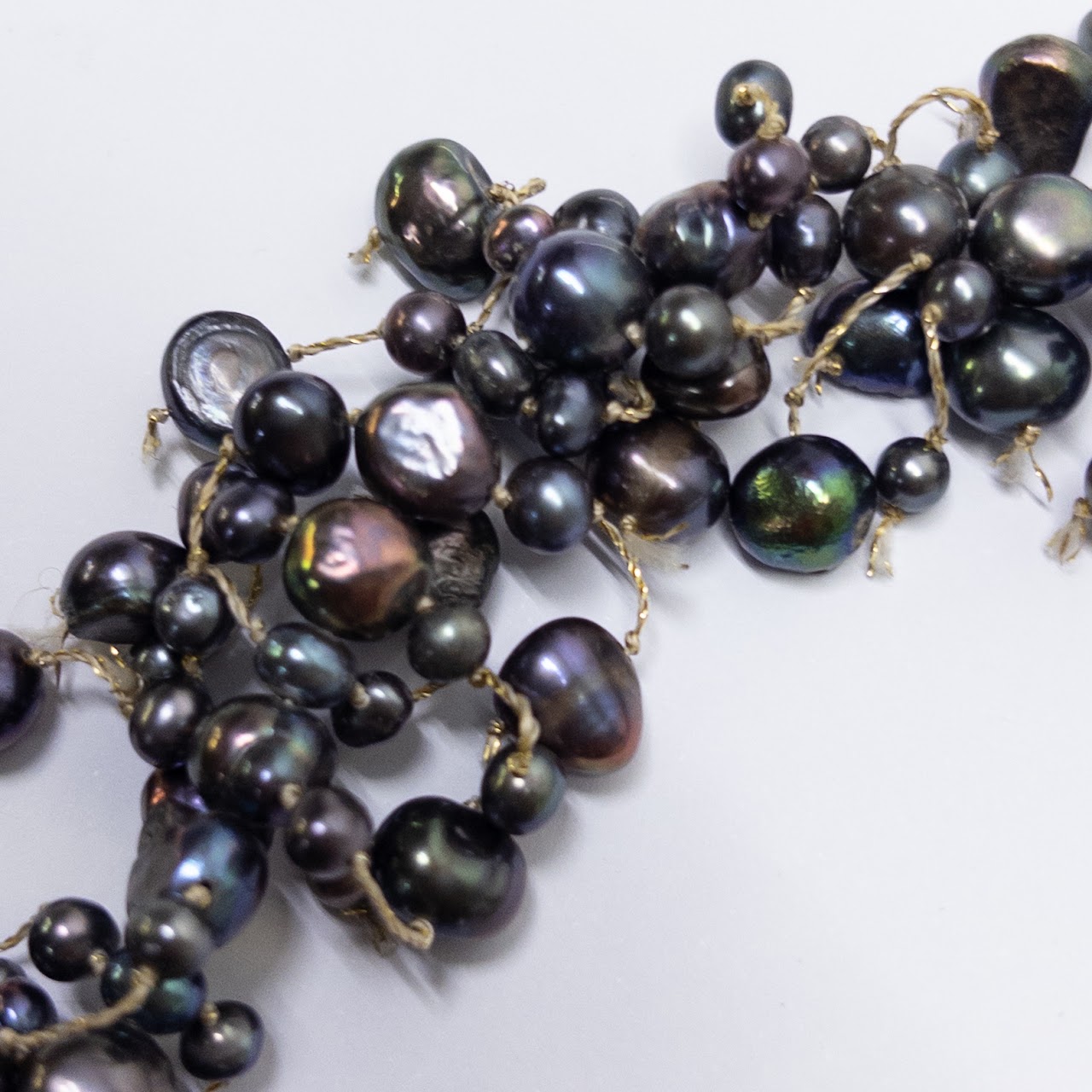 Black Freshwater Pearl Necklace