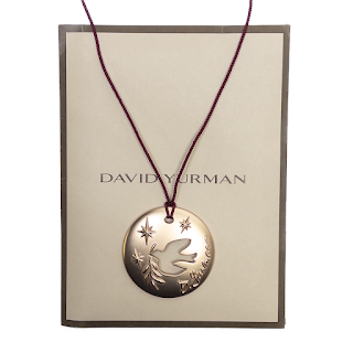 David Yurman Dove Holiday Ornament