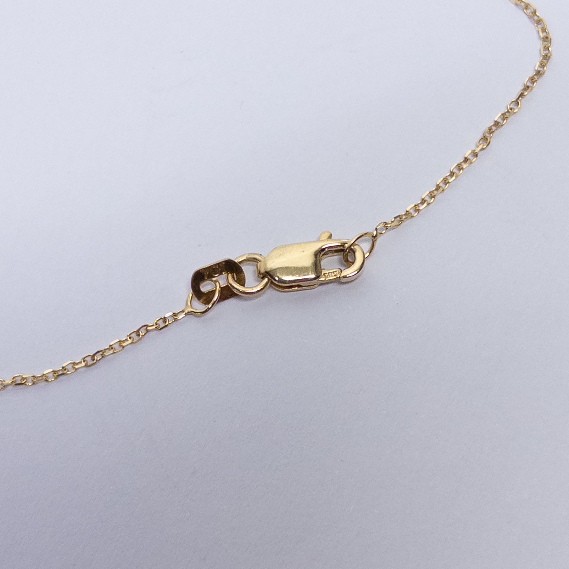 14K Gold Coordinate Plate Necklace