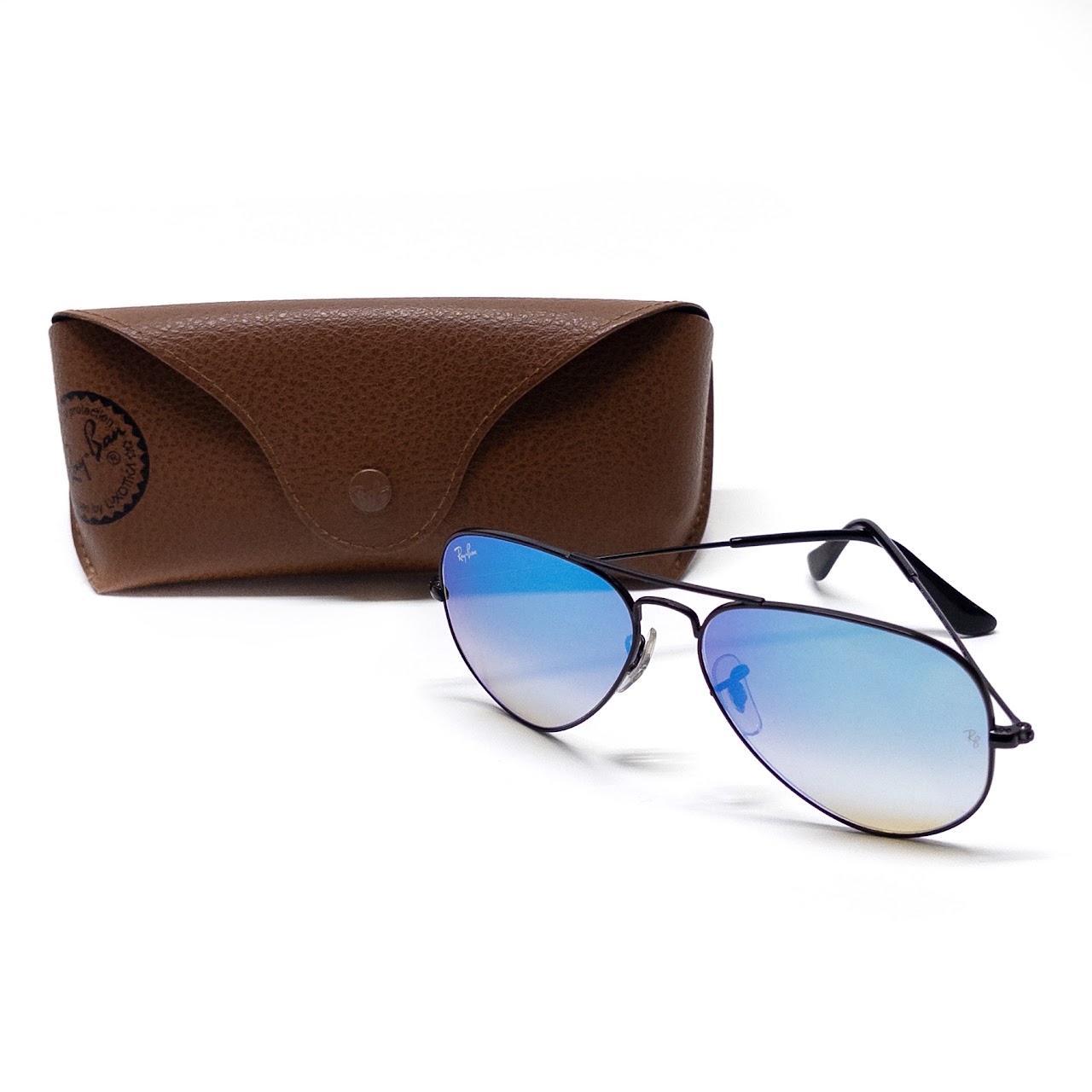 Ray-Ban Mirrored Aviator Sunglasses