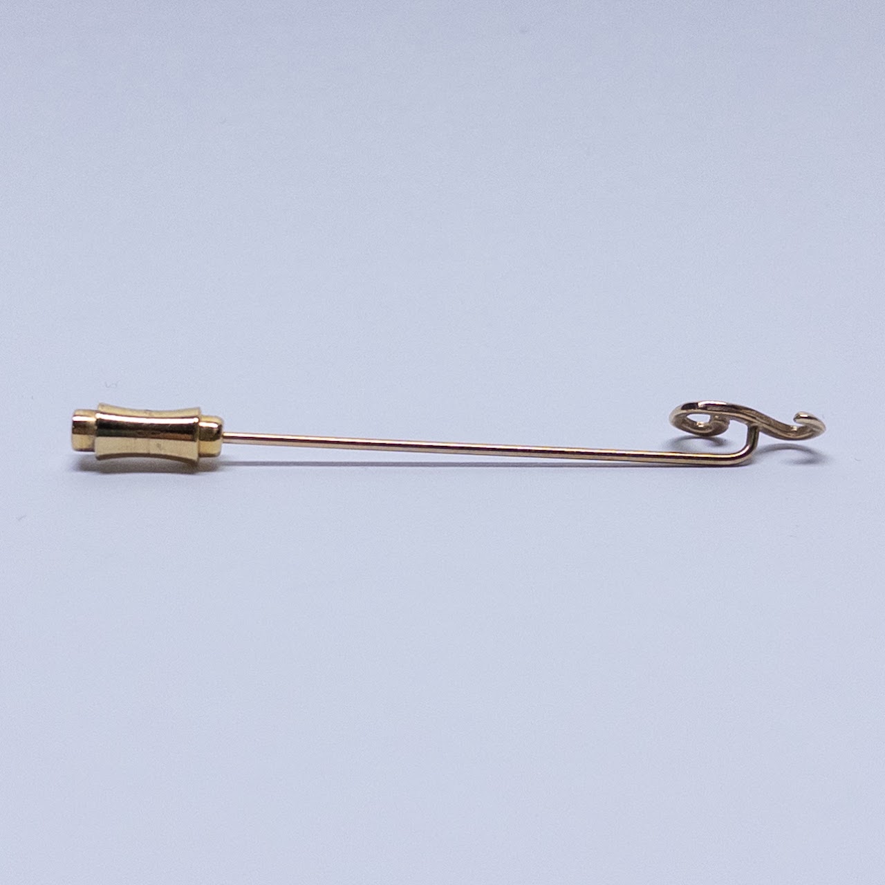 14K Gold Initial 'S' Stick Pin