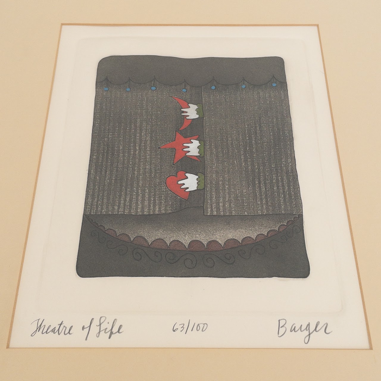 Peter Barger Signed Aquatint and Etching