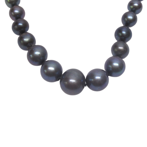 14K Gold Damaged Tahitian Pearl Strand