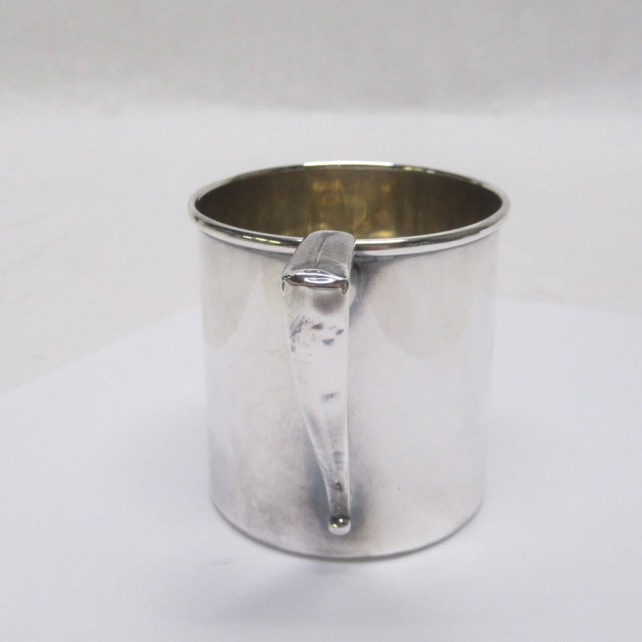 Sterling Silver Engraved Baby Cup