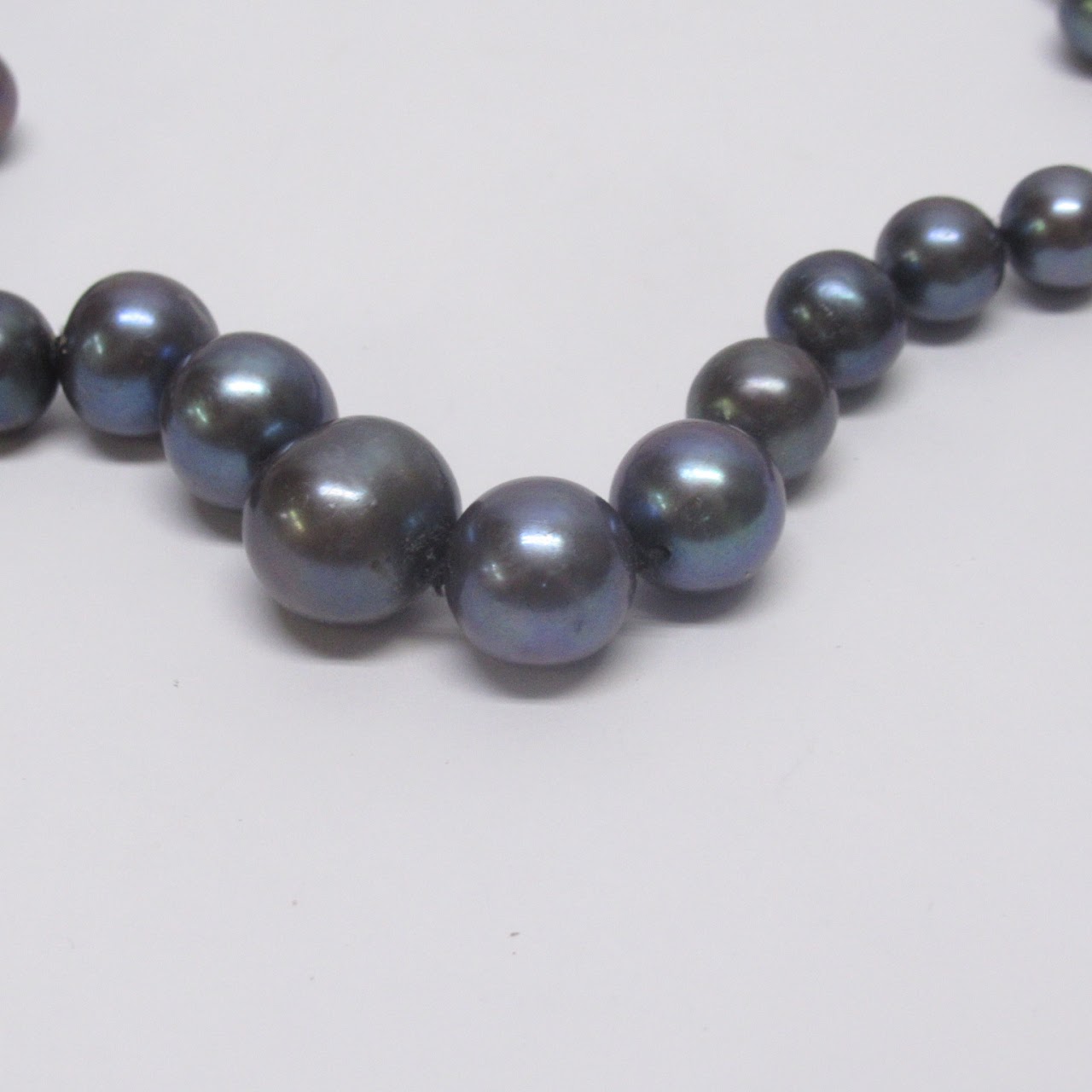 14K Gold Damaged Tahitian Pearl Strand