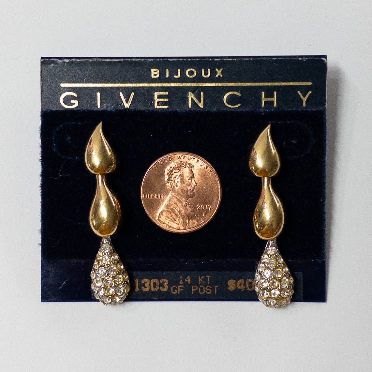 Givenchy Pavé Teardrop Earrings