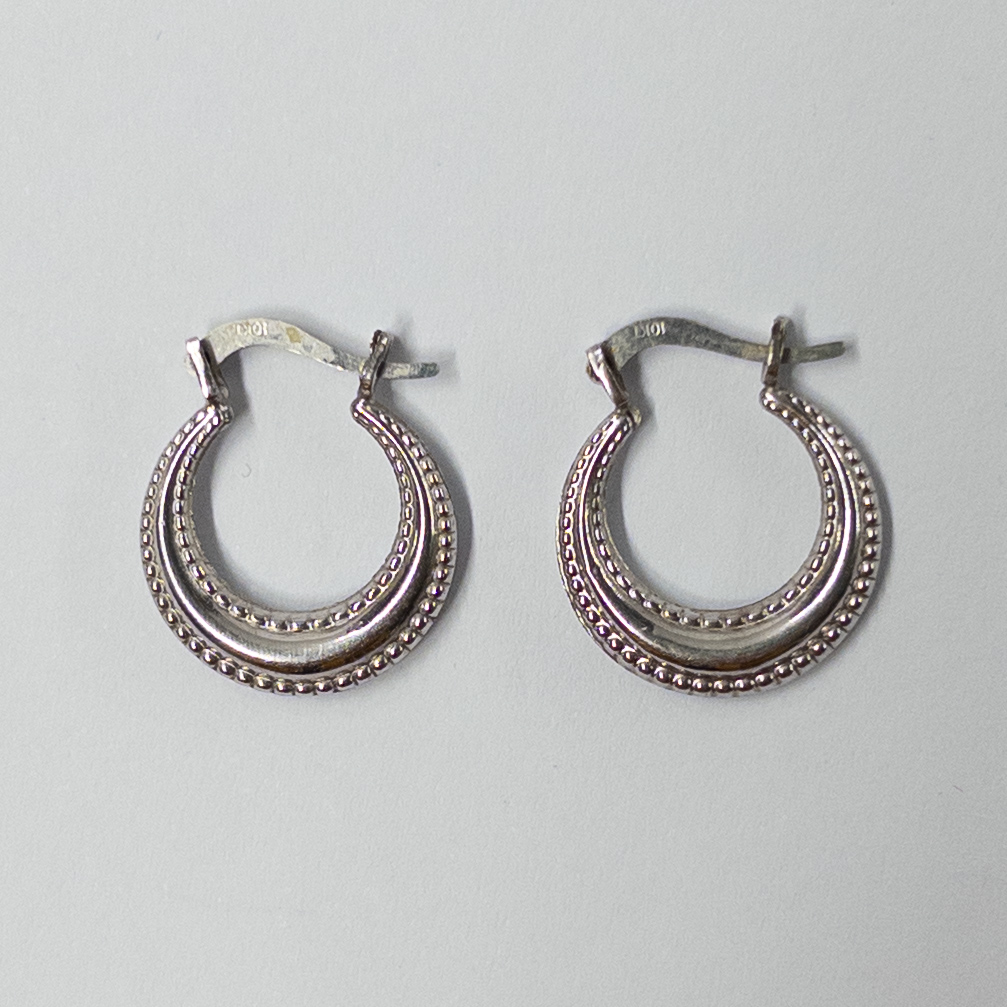 10K Gold Half Moon Earrings