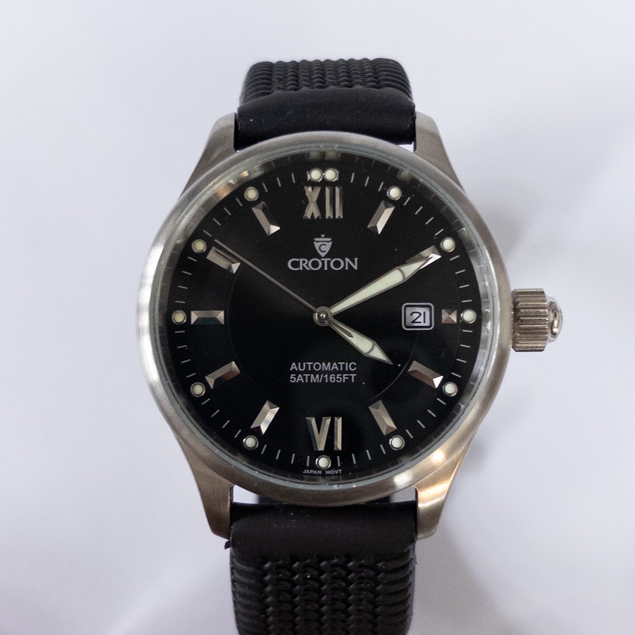 Croton NEW Black Dial Automatic Watch