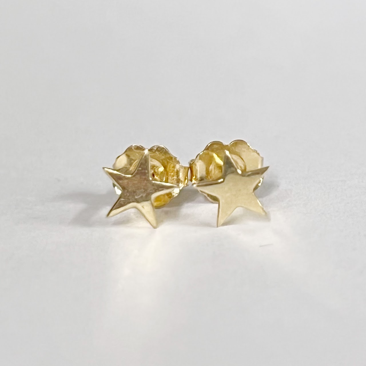 14K Gold Star Earrings