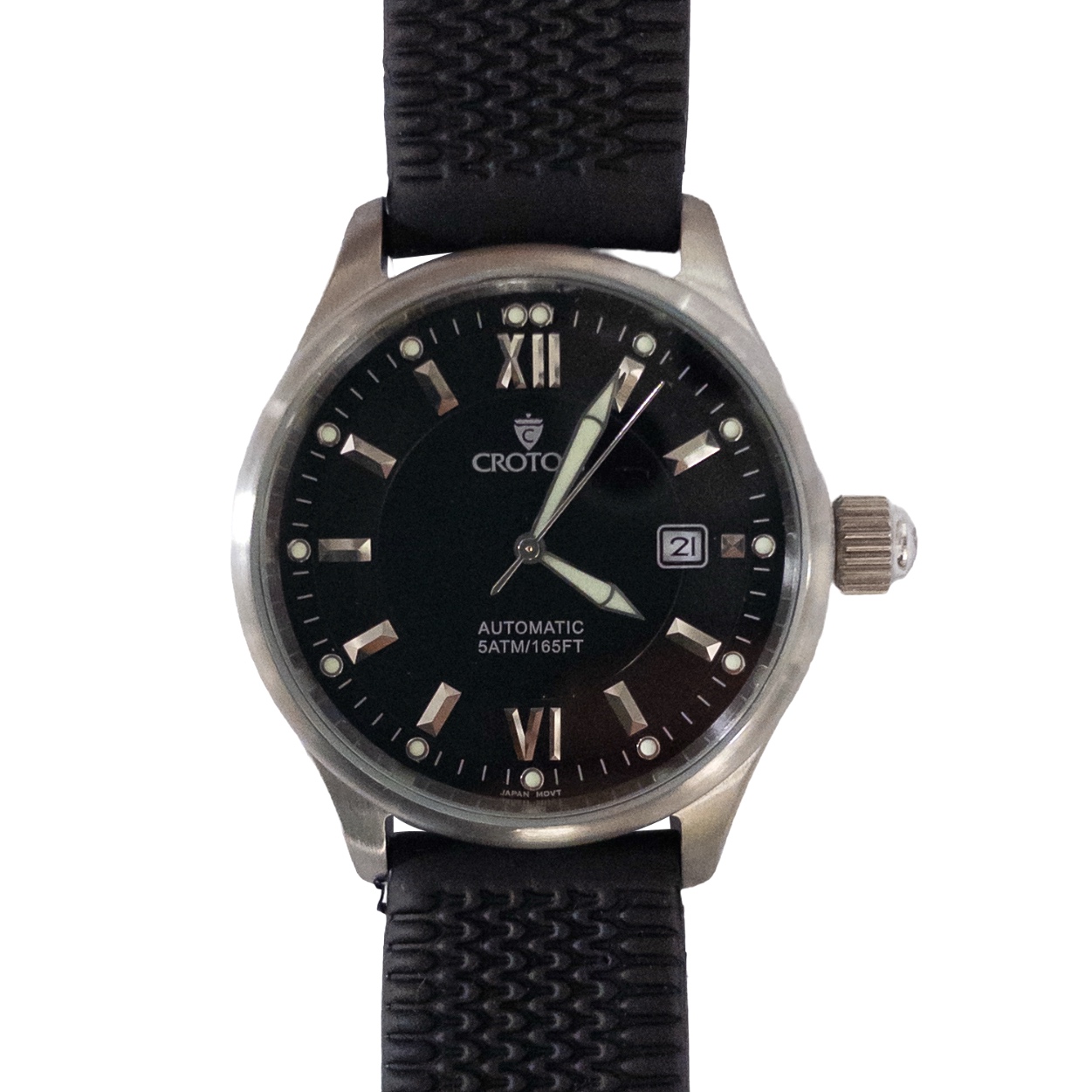 Croton NEW Black Dial Automatic Watch