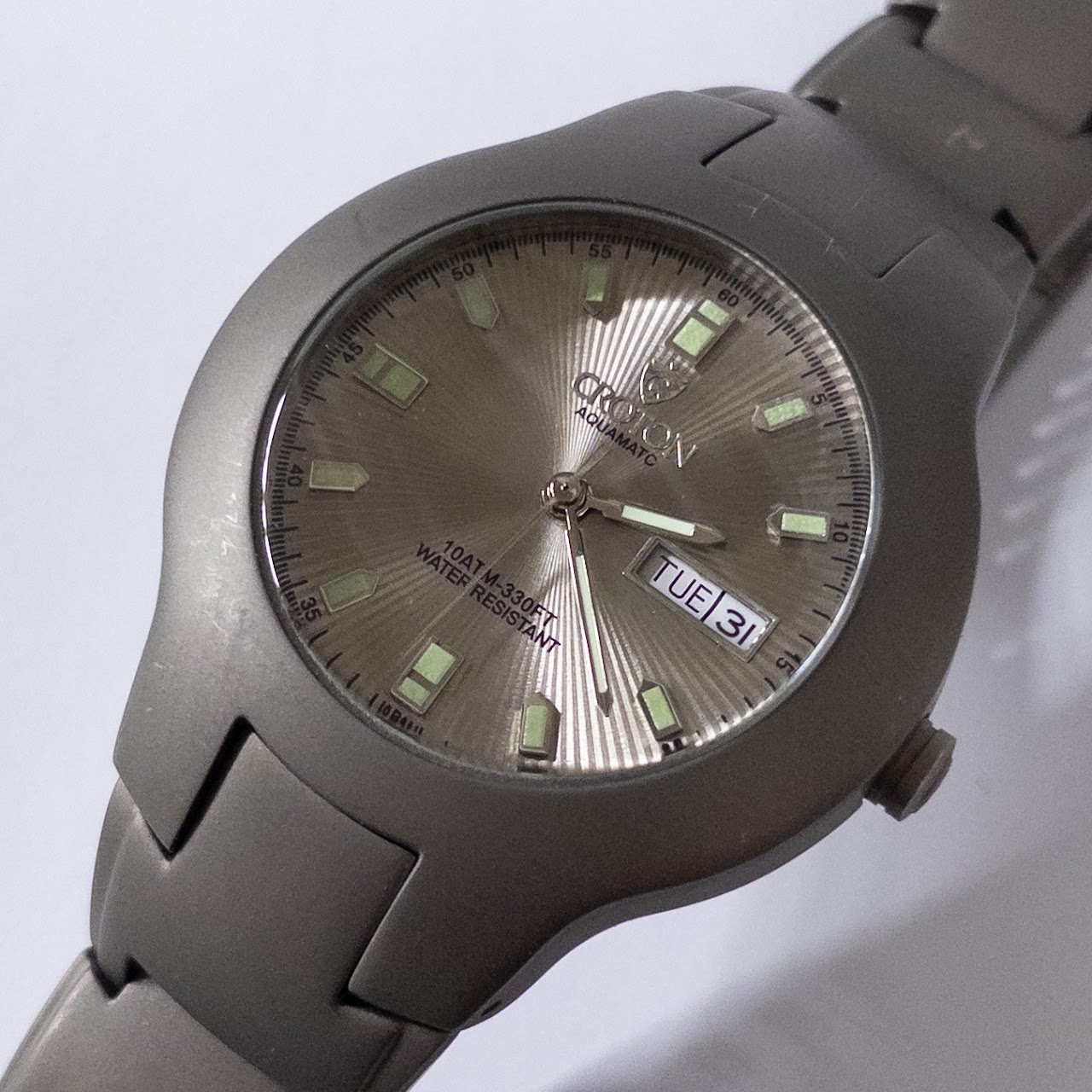 Croton NEW Matte Gray 10ATM Automatic Watch