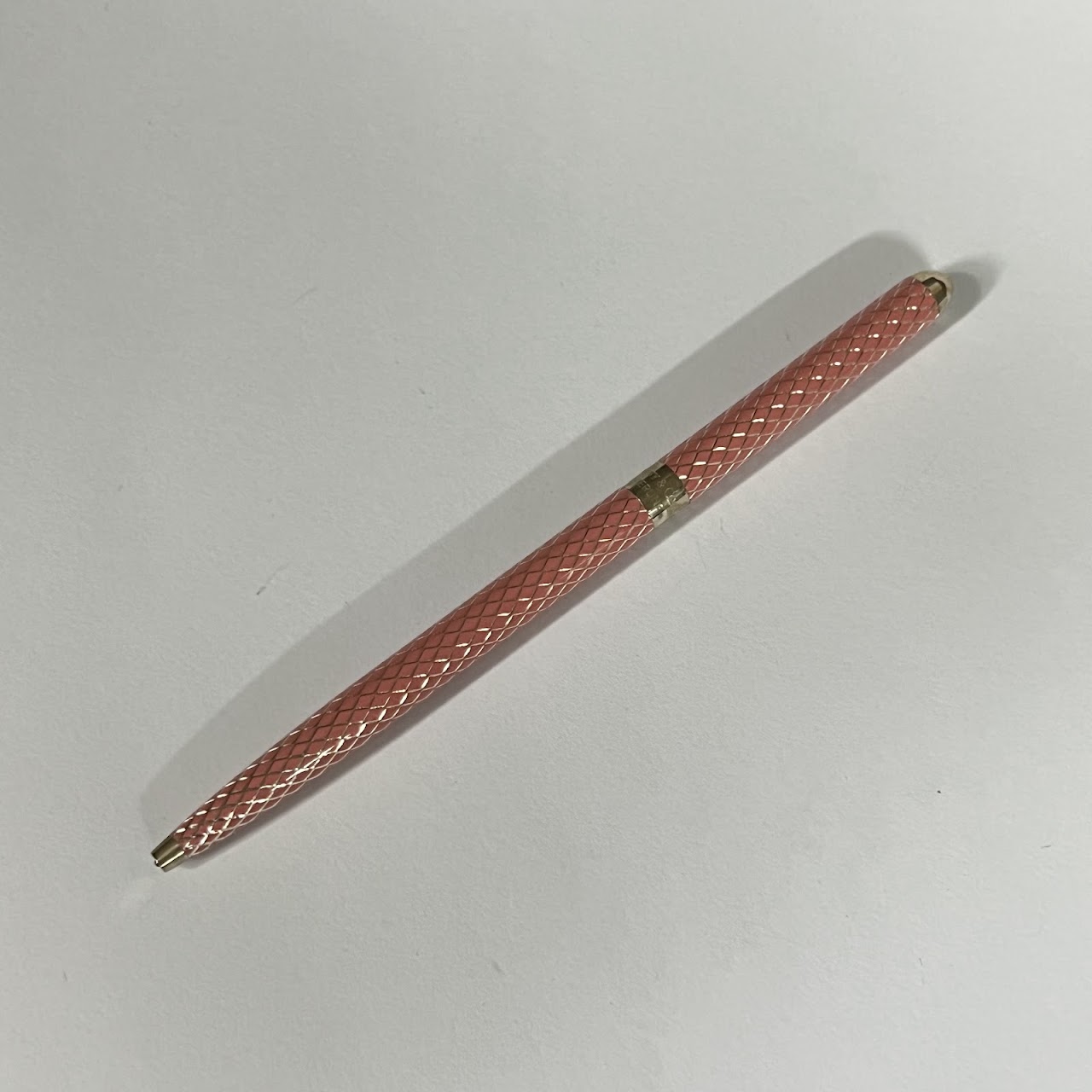 Tiffany & Co. Enameled Sterling Silver Ballpoint Purse Pen