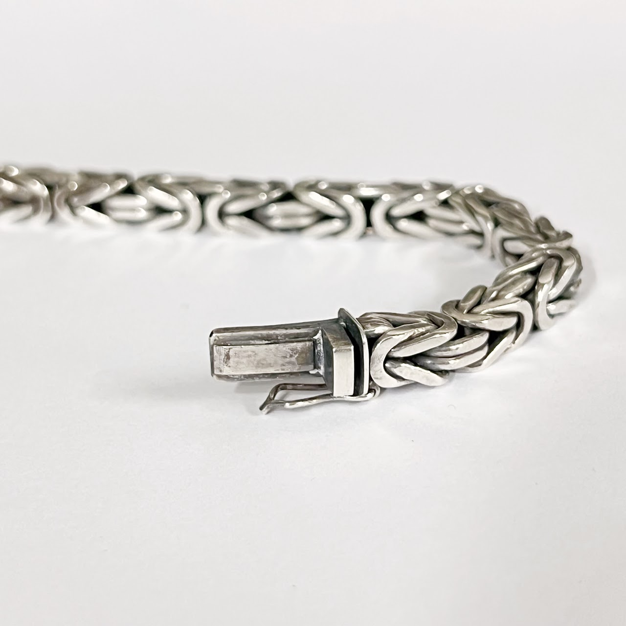 Sterling Silver Heavy Multi-Link Bracelet