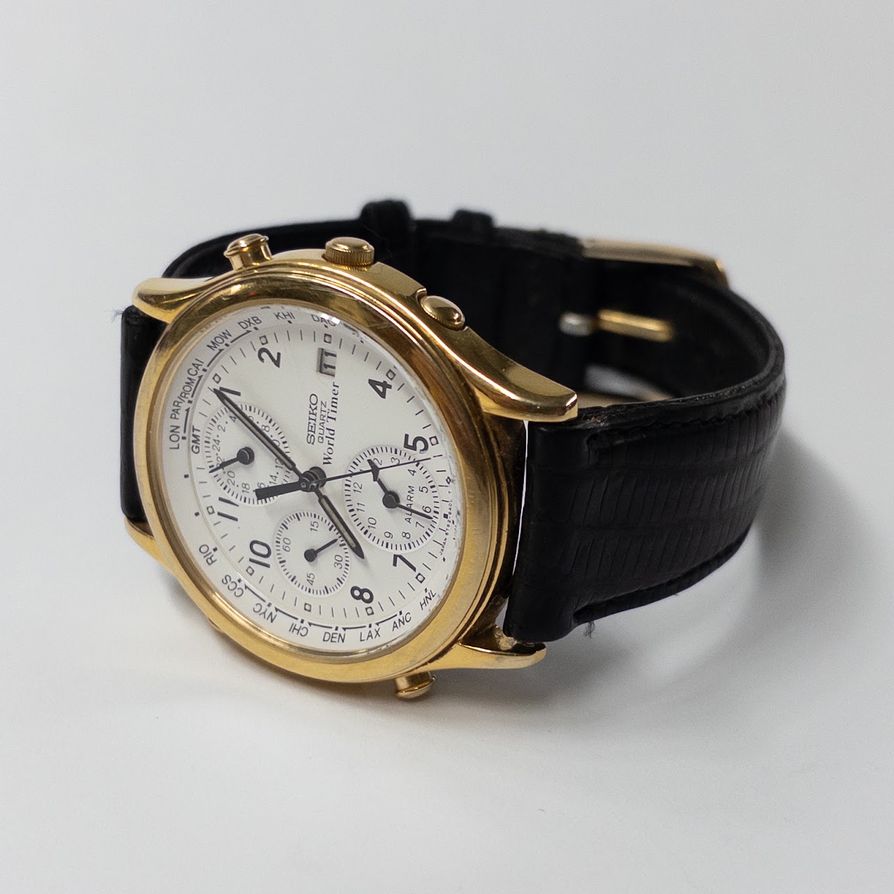 Vintage Seiko World Timer GMT Chronograph