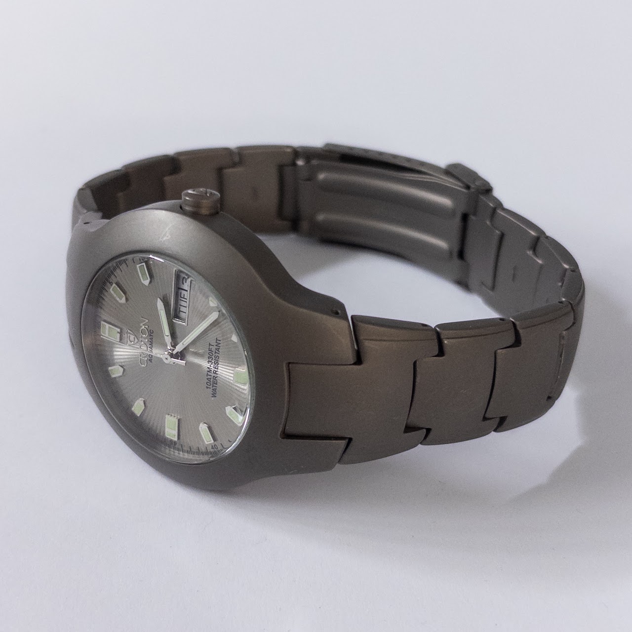 Croton NEW Matte Gray 10ATM Automatic Watch