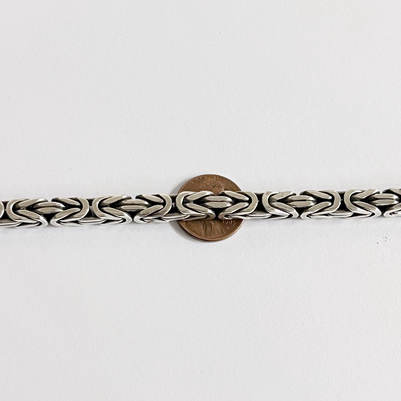 Sterling Silver Heavy Multi-Link Bracelet