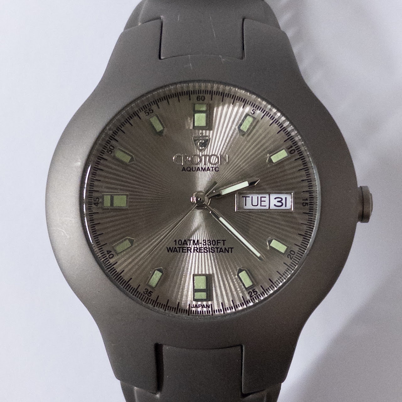 Croton NEW Matte Gray 10ATM Automatic Watch