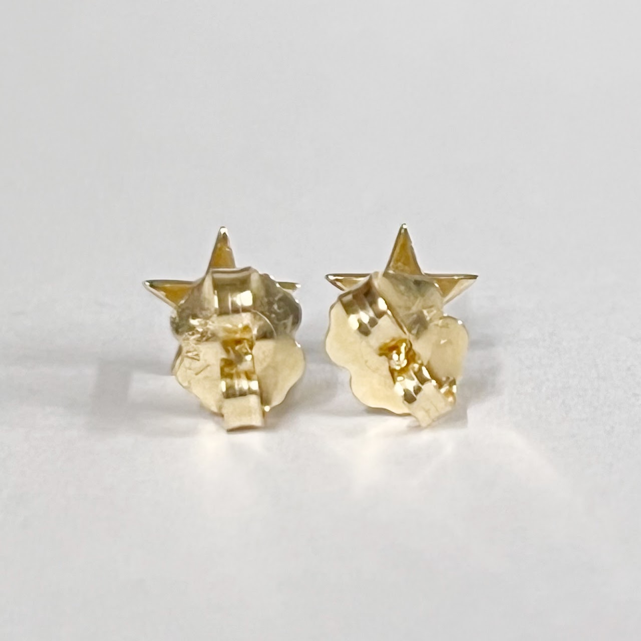 14K Gold Star Earrings