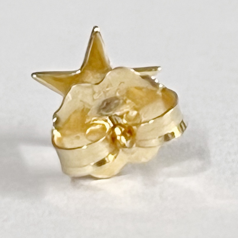 14K Gold Star Earrings