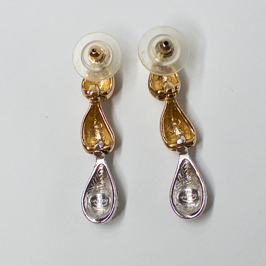 Givenchy Pavé Teardrop Earrings