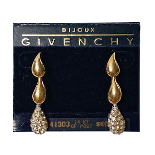 Givenchy Pavé Teardrop Earrings