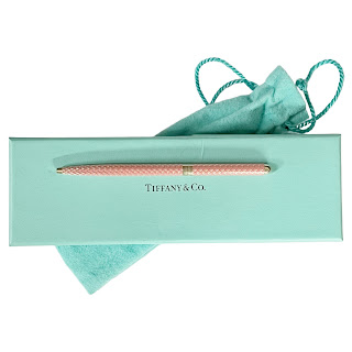 Tiffany & Co. Enameled Sterling Silver Ballpoint Purse Pen