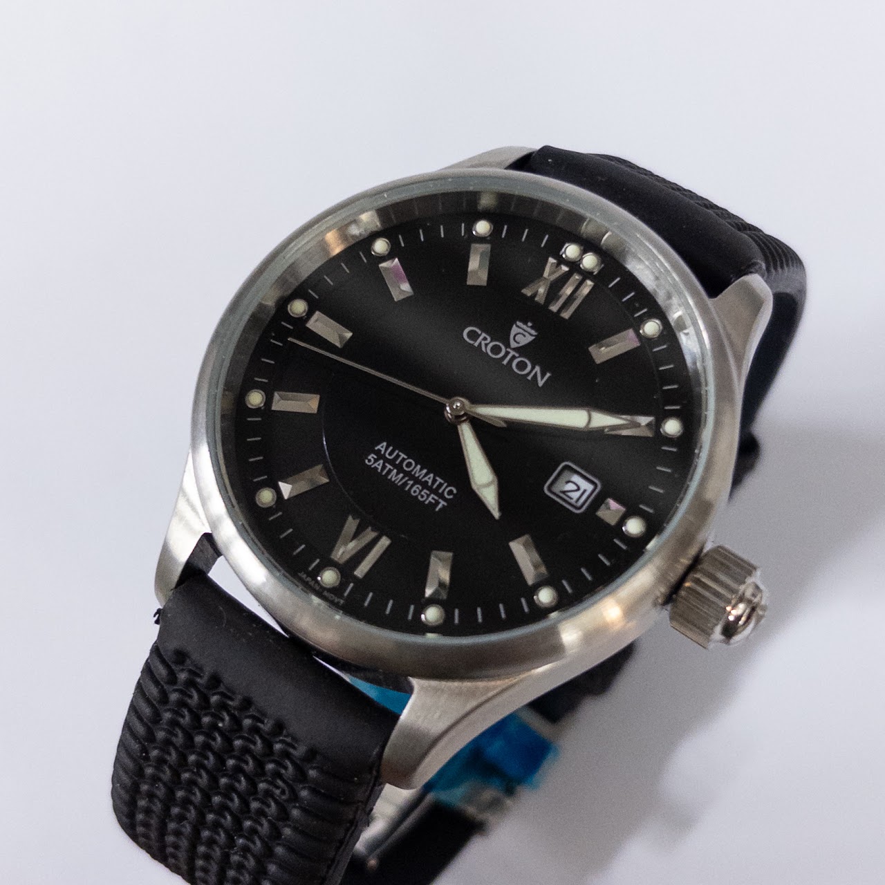 Croton NEW Black Dial Automatic Watch