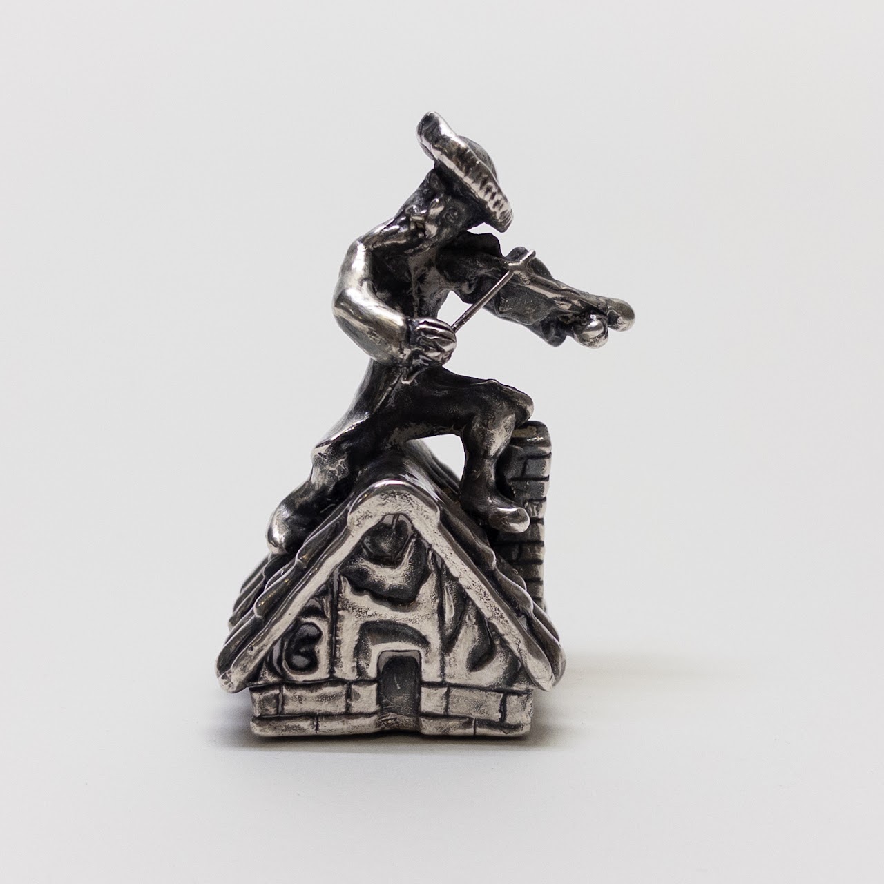 Sterling Silver Fiddler on the Roof Object