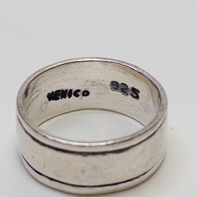 Sterling Silver Cigar Band Ring