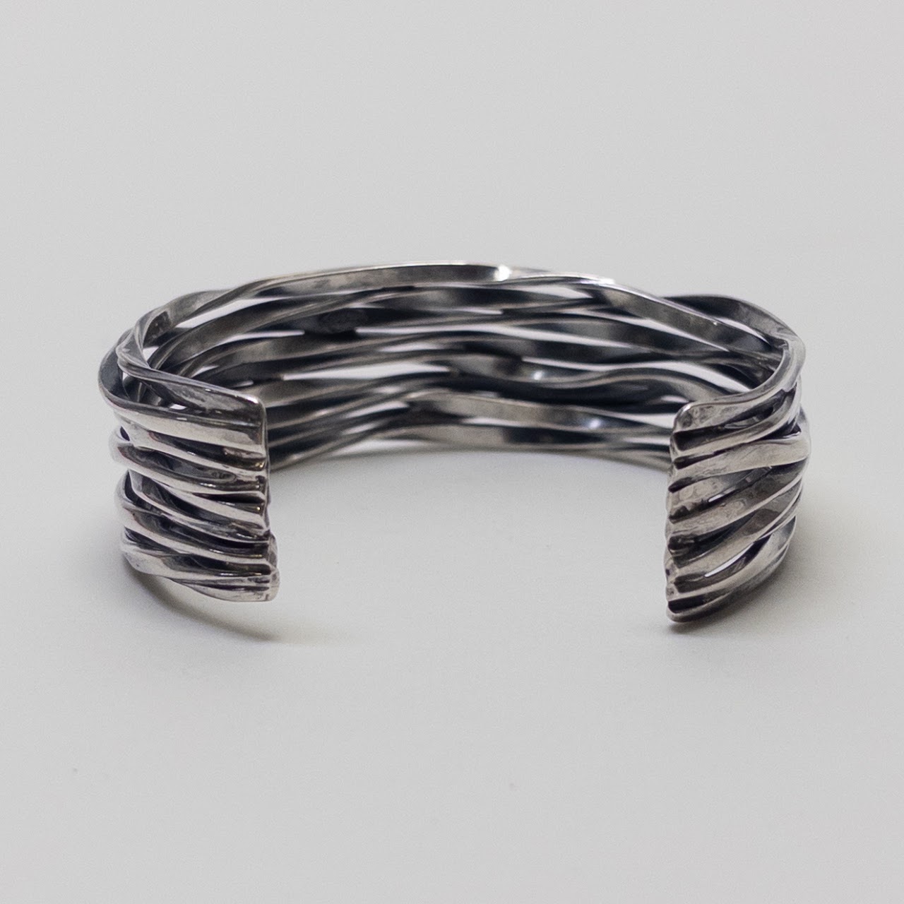 Sterling Silver Twist Cuff Bracelet