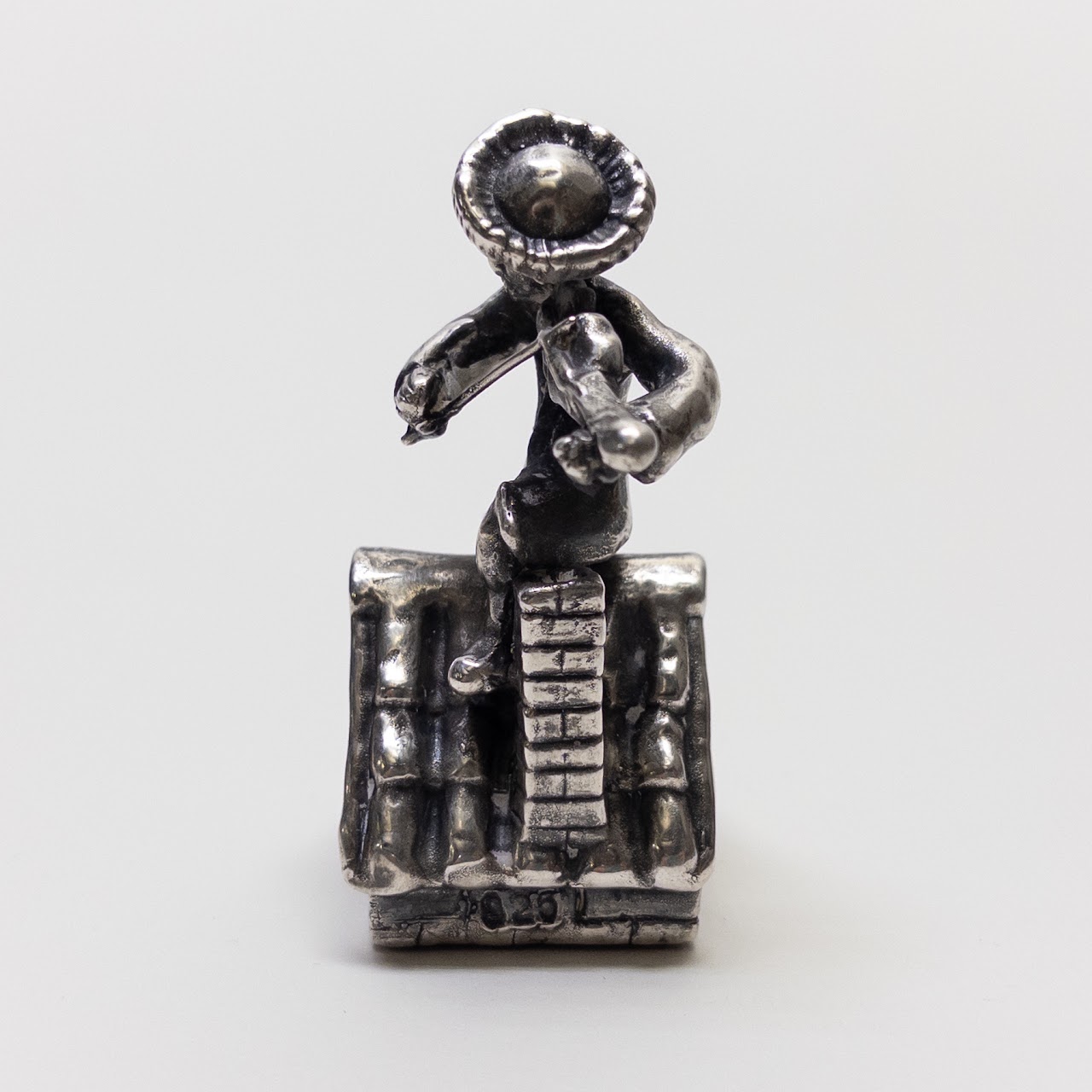 Sterling Silver Fiddler on the Roof Object