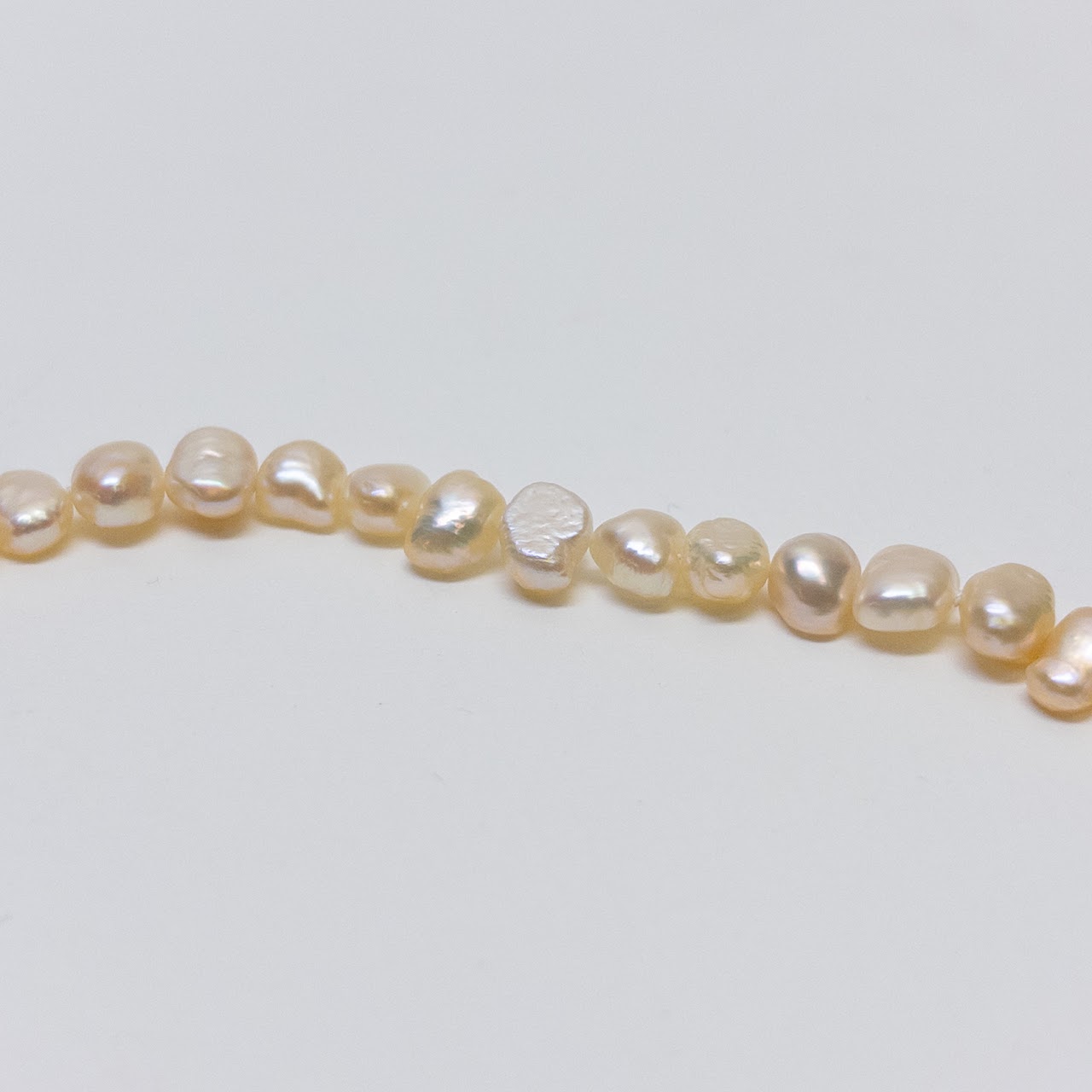 Keishi Freshwater Pearl Endless Strand Necklace Pair