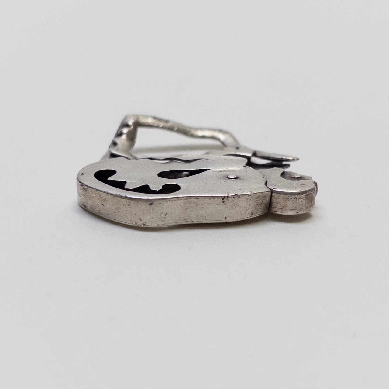 Sterling Silver Monkey Key Fob