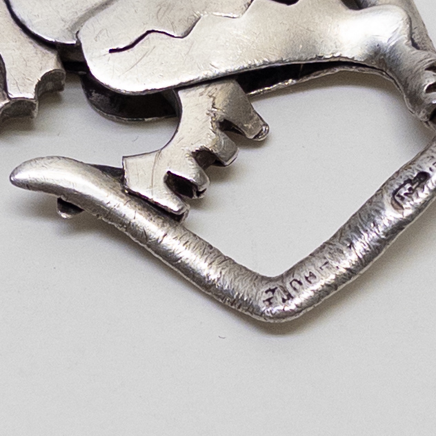 Sterling Silver Monkey Key Fob