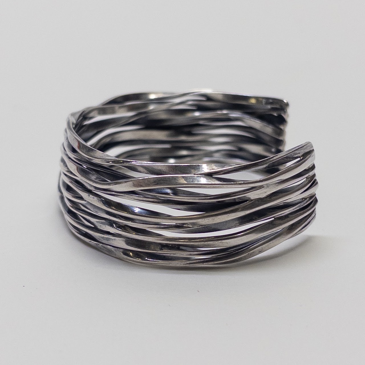 Sterling Silver Twist Cuff Bracelet