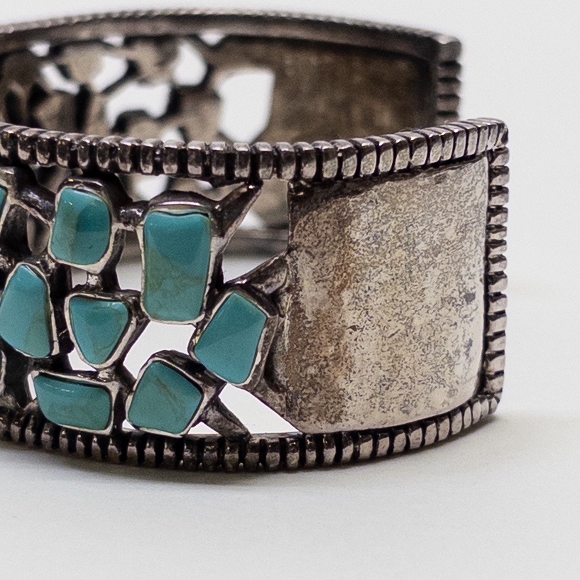 Barse Sterling Silver & Turquoise Cuff Bracelet