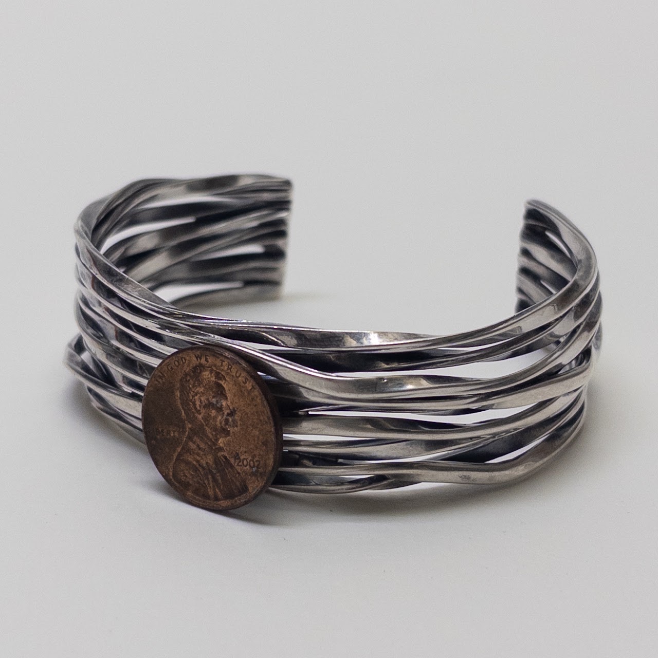 Sterling Silver Twist Cuff Bracelet