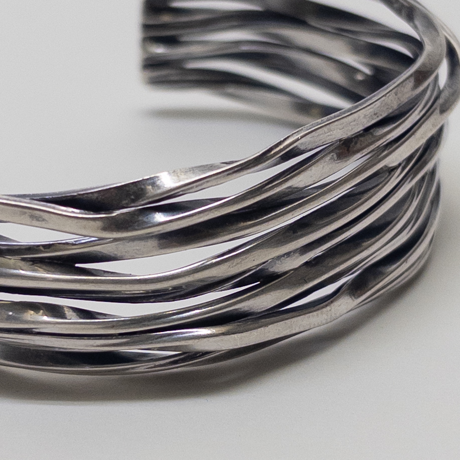 Sterling Silver Twist Cuff Bracelet