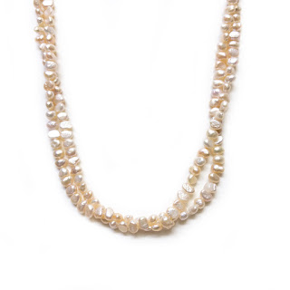 Keishi Freshwater Pearl Endless Strand Necklace Pair