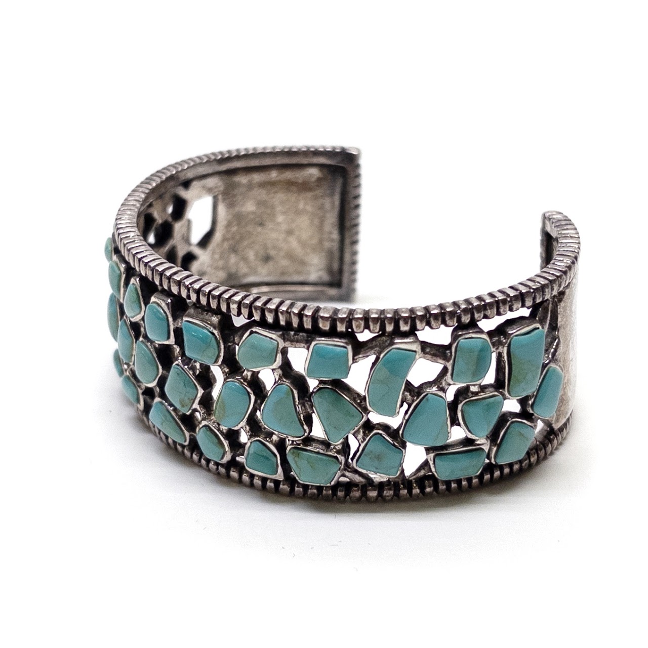 Barse Sterling Silver & Turquoise Cuff Bracelet