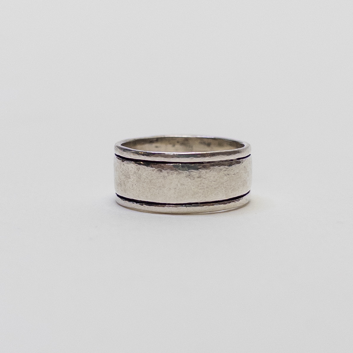 Sterling Silver Cigar Band Ring