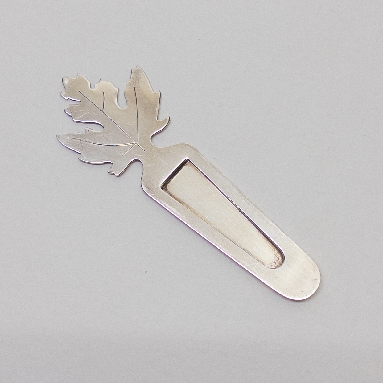 Tiffany & Co. Sterling Silver  Maple Leaf Bookmark