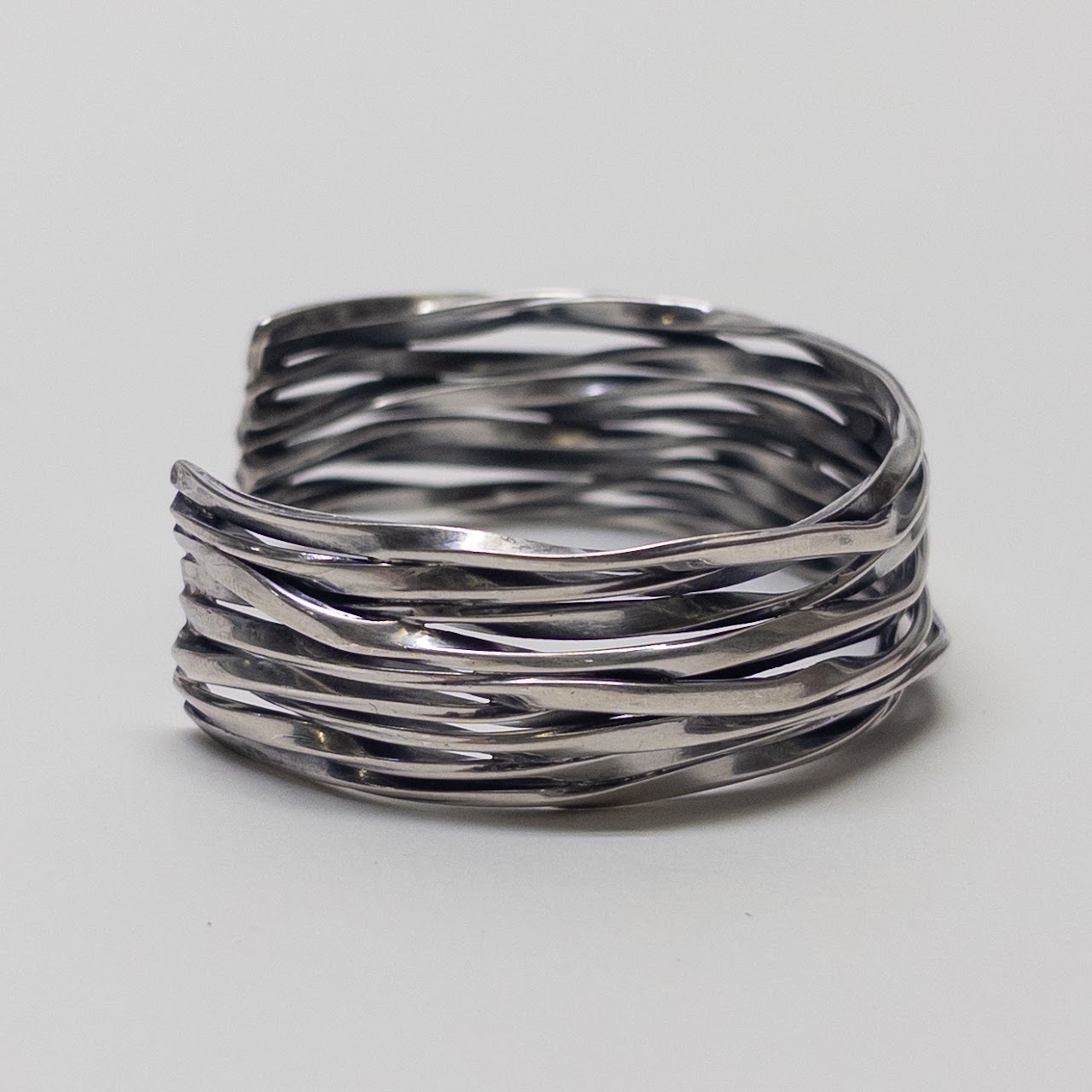 Sterling Silver Twist Cuff Bracelet