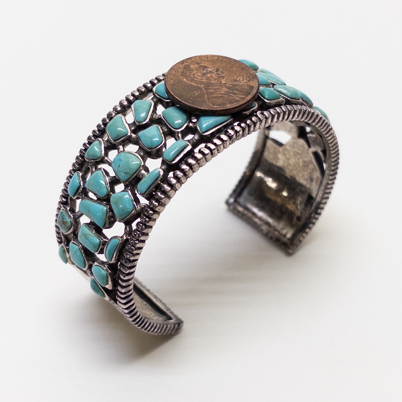 Barse Sterling Silver & Turquoise Cuff Bracelet