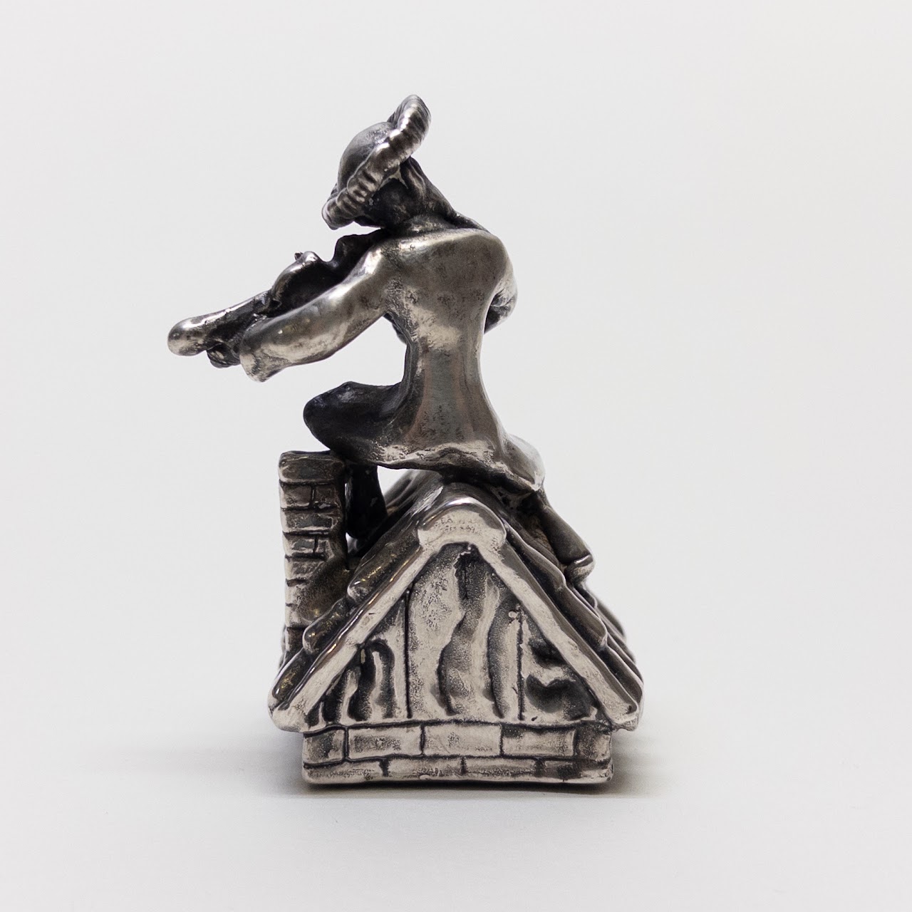 Sterling Silver Fiddler on the Roof Object