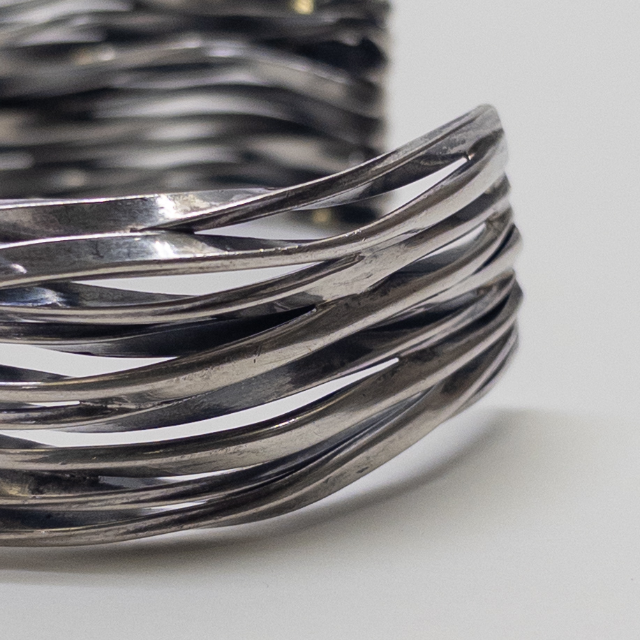 Sterling Silver Twist Cuff Bracelet