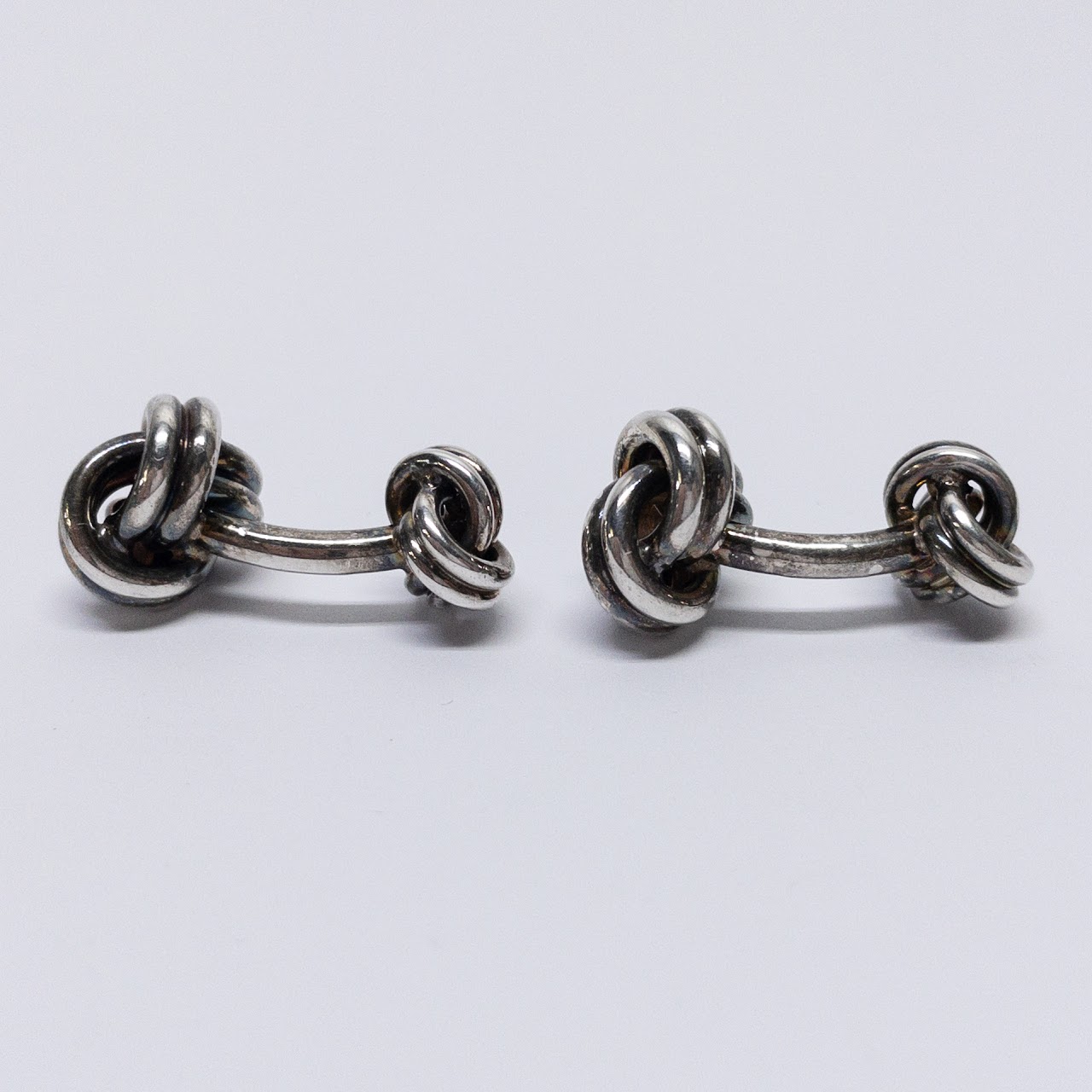 Tiffany & Co. Sterling Silver Knotted Cufflinks