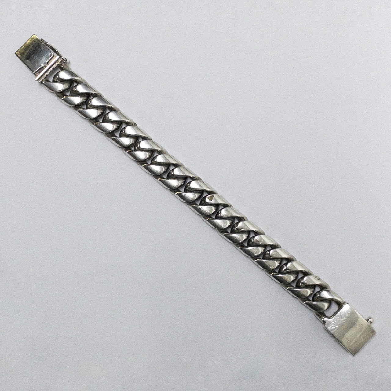 Sterling Silver Heavy Chain Link Bracelet