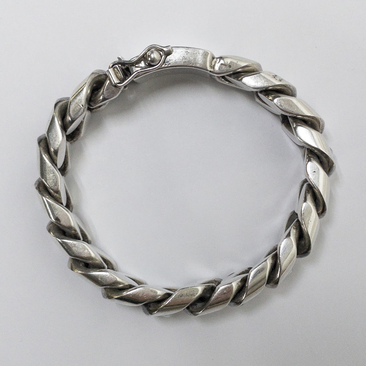 Sterling Silver Heavy Chain Link Bracelet